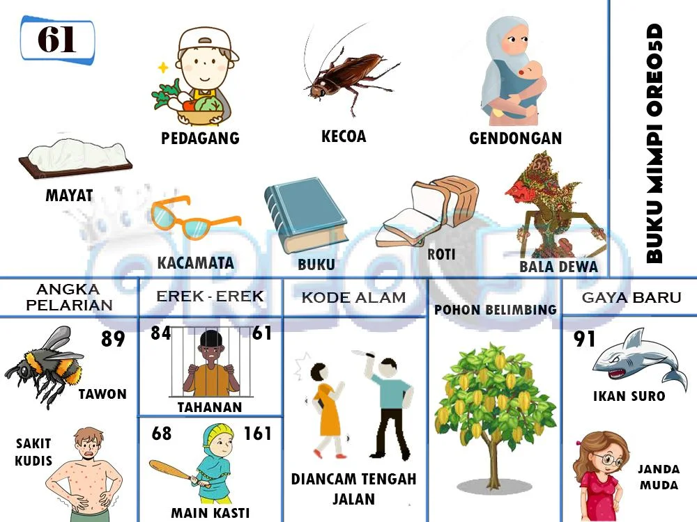 buku mimpi erek erek togel 61